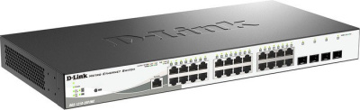 Управляемый коммутатор 2-го уровня D-Link DGS-1210-28P/ME/B2A 