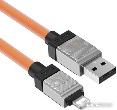 Кабель Baseus CoolPlay Series Fast Charging Data Cable 2.4A USB Type-A - Lightning (2 м, оранжевый) 