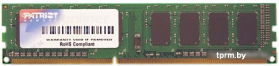 Оперативная память Patriot 4GB DDR3 PC3-12800 (PSD34G16002) 