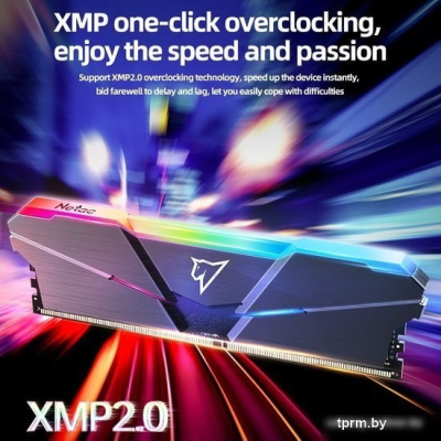 Оперативная память Netac Shadow RGB 2x8GB DDR4 PC4-25600 NTSRD4P32DP-16E 