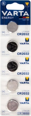 Элементы питания Varta Lithium CR2032 3V 6032229405 (5шт) 