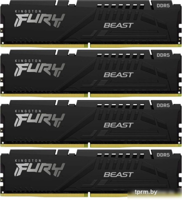 Оперативная память Kingston FURY Beast 4x16ГБ DDR5 6000 МГц KF560C40BBK4-64 