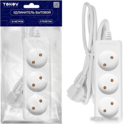 Удлинитель Tokov Electric TKE-C01-BU3-10-1 