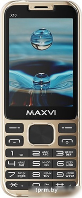 Мобильный телефон Maxvi X10 (золотистый) 