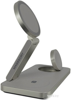 Magssory Yoga 3 в 1 Charging Station для Apple Qi2 WCH016t (титан) 