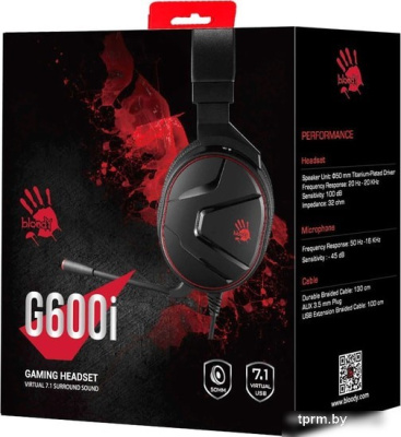 Наушники A4Tech Bloody G600i 