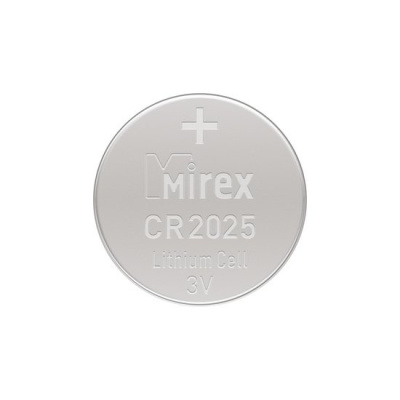 Батарейка Mirex CR2025 литиевая блистер 1 шт 23702-CR2025-E1 