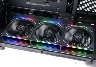 Комплект вентиляторов для корпуса Thermalright TL-M12QR X3 (черный) 