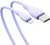Кабель Baseus Pudding Series Fast Charging Cable 2.4A USB Type-A - Lightning (2 м, фиолетовый) Кабель Baseus Pudding Series Fast Charging Cable 2.4A USB Type-A - Lightning (2 м, фиолетовый)