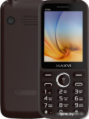Мобильный телефон Maxvi K15n (коричневый) 