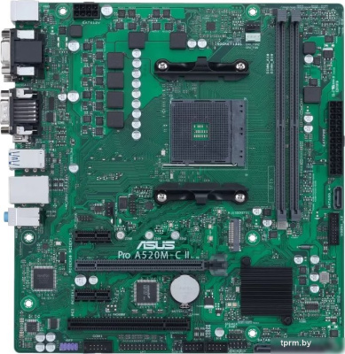 Материнская плата ASUS Pro A520M-C II/CSM  Материнская плата ASUS Pro A520M-C II/CSM