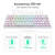 Клавиатура Royal Kludge RK84 RGB (белый, RK Brown) 
