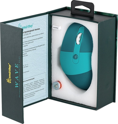 Мышь SmartBuy SBM-615AG-W (бирюзовый) 