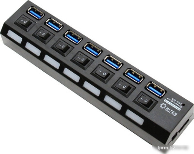USB-хаб 5bites HB37-303PBK 