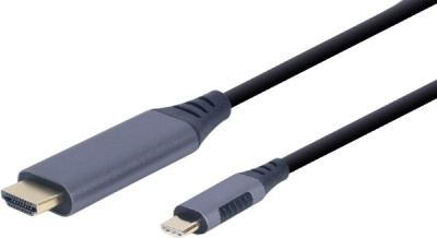 Кабель Cablexpert CC-USB3C-HDMI-01-6 USB Type-C - HDMI (1.8 м, фиолетовый) 