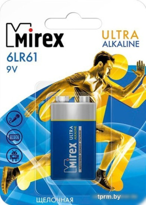 Батарейки Mirex Ultra Alkaline 9V 6LR6-E1 
