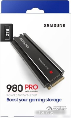 SSD Samsung 980 Pro с радиатором 2TB MZ-V8P2T0CW 