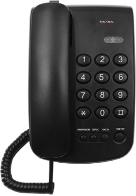Проводной телефон TeXet TX-241 (черный) 