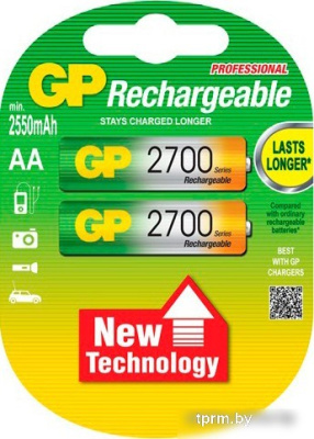 Аккумуляторы GP AA 2700mAh 2 шт. [270AAHC] 