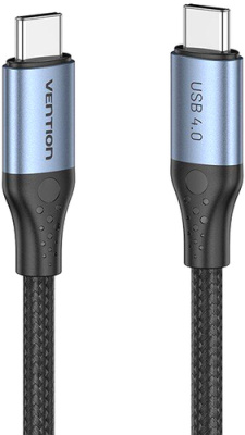 Кабель Vention TAVHF USB Type-C - USB Type-C (1 м, черный)