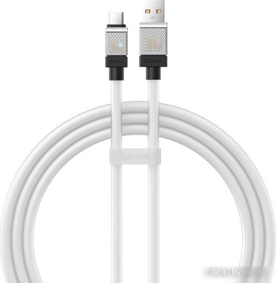 Кабель Baseus CoolPlay Series Fast Charging Cable 100W USB Type-A - USB Type-C (1 м, белый) 