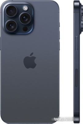 Смартфон Apple iPhone 15 Pro Max 256GB (синий титан) 