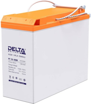 Аккумулятор для ИБП Delta FT 12-50 M (12В/50 А·ч) 