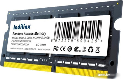 Оперативная память Indilinx 8ГБ DDR4 SODIMM 2666 МГц IND-ID4N26SP08X 