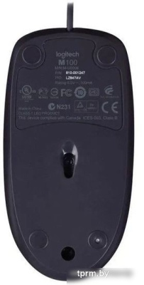 Мышь Logitech B100 (черный) 