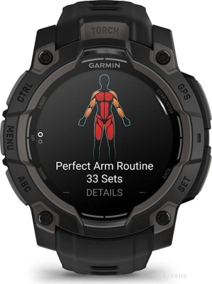 Умные часы Garmin Instinct 3 45 мм (черный) 