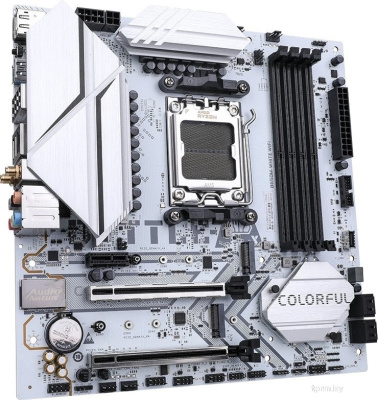 Материнская плата Colorful Battle-AX B650M-White WiFi V14 