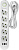 Сетевой фильтр QUMO Power Bar Light SPFS P-0009 51554 (3 м, белый) 