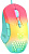 Игровая мышь Onikuma CW902 Rainbow Eclipse 
