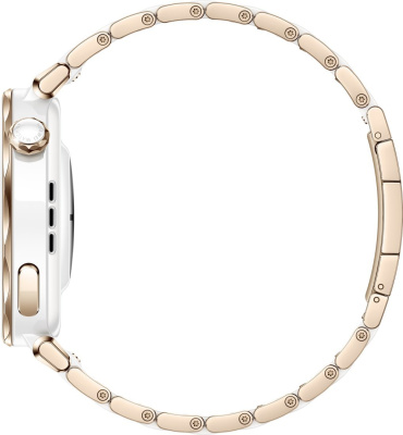 Умные часы Huawei Watch GT 5 Pro 42 мм (керамический белый) 