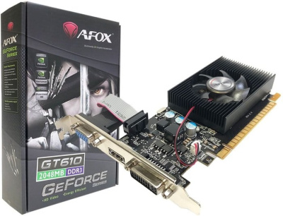 Видеокарта AFOX GeForce GT 610 2GB DDR3 AF610-2048D3L7-V6 