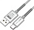 Кабель GOLF Micro USB GC-40 1 м (серебристый) 