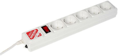 Сетевой фильтр Power Cube 5 розеток, серый, 1.9 м (SPG-B-6Ext)