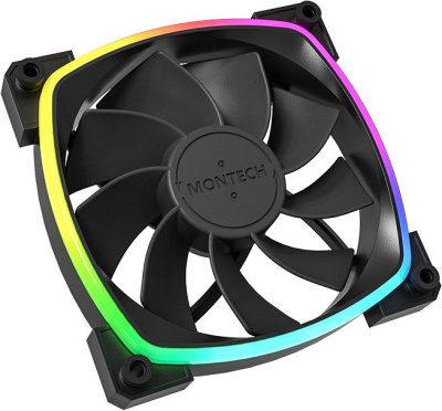 Вентилятор для корпуса Montech RX120 PWM (черный) 