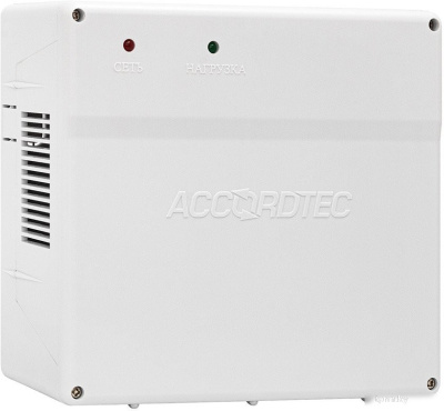 Источник бесперебойного питания AccordTec ББП-20 исп.1 (пластик белый) 