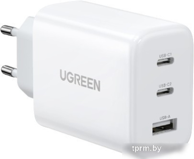 Сетевое зарядное Ugreen CD275 90496 (белый) 