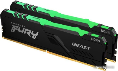 Оперативная память Kingston FURY Beast RGB 2x8GB DDR4 PC4-25600 KF432C16BBAK2/16 