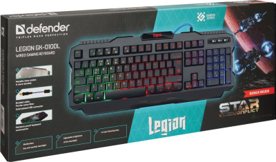 Клавиатура Defender Legion GK-010DL 