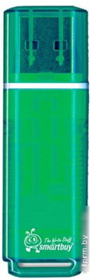 USB Flash Smart Buy Glossy Green 4GB (SB4GBGS-G) 