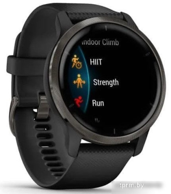 Garmin Venu 2 (сланцевая нержавеющая сталь/черный) 