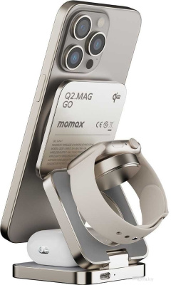 Momax Q2.Mag 3-in-1 UD31L (титановый) 