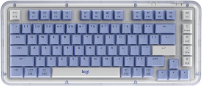Logitech Alto Keys K75M 920-013301 (белый/синий, с гравировкой) 