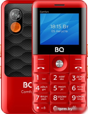 Кнопочный телефон BQ-Mobile BQ-2006 Comfort (красный) 