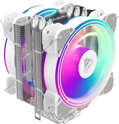 Кулер для процессора ALSEYE H120D (белый) 
