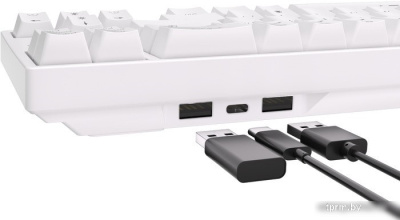 Клавиатура Royal Kludge RK68 Plus RGB (белый, RK Red) 
