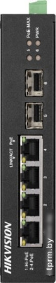 Коммутатор Hikvision DS-3T0506HP-E/HS 